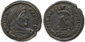 Römische Münzen, MÜNZEN DER RÖMISCHEN KAISERZEIT. Valens (364-378 n. Chr). Follis 364-378 n. Chr., Siscia. (2.19 g. 19.5 mm) Vs.: D N VALENS PF AVG, D...