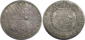 RDR – Habsburg – Österreich, RÖMISCH-DEUTSCHES REICH. Leopold I. (1658-1705). Taler 1682, Hall. Silber. 28,60 g. 42 mm. Dav. 3241. Herinek 630. M./T. ...