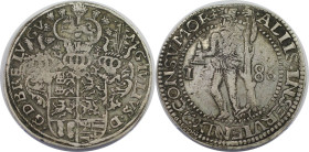 Altdeutsche Münzen und Medaillen, BRAUNSCHWEIG - WOLFENBÜTTEL. Julius, Lichttaler, Typ III, 1586 Goslar. Silber. 28,96 g. Dav. 9064, Wellter 578. Sehr...