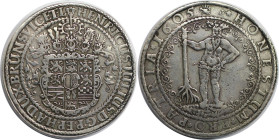 Altdeutsche Münzen und Medaillen, BRAUNSCHWEIG - WOLFENBÜTTEL. Heinrich Julius (1589-1613). Doppelter Reichstaler 1605, Zellerfeld. Silber. 57,48 g. D...