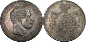 Altdeutsche Münzen und Medaillen, HESSEN - KASSEL. Friedrich Wilhelm I. (1847-1866). Vereinsdoppeltaler 1855, Ohne Signatur „C. P.“ am Halsabschnitt. ...