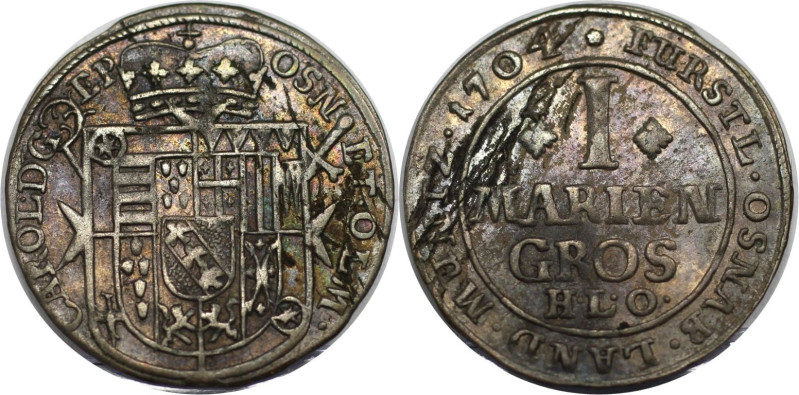 Altdeutsche Münzen und Medaillen, OSNABRÜCK, BISTUM. Karl von Lothringen (1698-1...