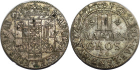 Altdeutsche Münzen und Medaillen, OSNABRÜCK, BISTUM. Karl von Lothringen (1698-1715). 2 Mariengroschen 1714 GG, Koblenz. Kennepohl 334. Sehr schön-vor...