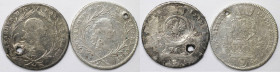 Altdeutsche Münzen und Medaillen, LOTS UND SAMMLUNGEN. BRANDENBURG - ANSBACH. Christian Friedrich Karl Alexander (1757-1791). 20 Kruzer 1764 S, 20 Kre...