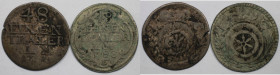 Altdeutsche Münzen und Medaillen, LOTS UND SAMMLUNGEN. MAINZ. ERZBISTUM. Friedrich Karl Joseph von Erthal (1774-1802). 1/48 Taler 1784, 1/48 Taler 178...