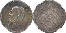 Deutsche Münzen und Medaillen ab 1871, REICHSSILBERMÜNZEN, Schaumburg-Lippe. Fürst Georg (1893-1911). 5 Mark 1904 A. Silber. Jaeger 165. NGC MS 65, Fe...