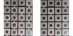 Deutsche Münzen und Medaillen ab 1945, Lots und Samllungen. BUNDESREPUBLIK DEUTSCHLAND. Lot von 20 münzen (1949-1968). 11х50 Pfennig 1949, 5х50 Pfenni...