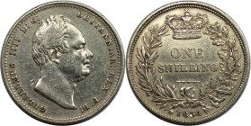 Europäische Münzen und Medaillen, Großbritannien / Vereinigtes Königreich / UK / United Kingdom. William IV. (1830-1837). 1 Shilling 1834. Silber. Vor...