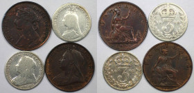 Europäische Münzen und Medaillen, Großbritannien / Vereinigtes Königreich / UK / United Kingdom, Lots und Sammlungen. Victoria (1837-1901). 2 x Farthi...