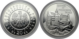 Europäische Münzen und Medaillen, Polen / Poland. Zamek w Pieskowej Skale. 20 Zlotych 1997. 28,52 g. 0.925 Silber. 0.85 OZ. KM Y# 332. Polierte Platte...