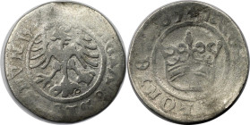 Europäische Münzen und Medaillen, Polen / Poland. Krakau. Sigismund I. 1/2 Groschen 1507. Silber. Sehr schön