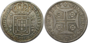 Europäische Münzen und Medaillen, Portugal. Maria I. & Pedro III. 400 Reis 1782. Silber. KM 273. Sehr schön-vorzüglich