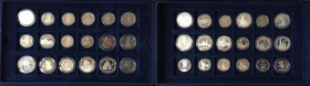 Russische Münzen und Medaillen, Lots und Sammlungen Russische Münzen und Medaillen. Set 36 Stück. 100 Jahre Russland. 10 x 1 Rubel, 6 x 2 Rubel, 5 x 3...