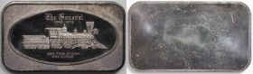 Medaillen und Jetons, Silberbarren / Silver Bar. 1 oz .999 Fine Silver Bar, The General 1862-1972