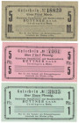 Banknoten, Deutschland / Germany, Lots und Sammlungen. Notgeld, Westfalen. Kriegsgefangenengeld. Rheinische Dampfkessel- und Maschinenfabrik Büttner G...