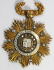 Orden und Medaillen, Welt / World. Peru. Goldmedaille der Republik "Nationale Dankbarkeit an die Kodifizierer von Peru" ND (c. 1853) 30,61 g. 48 mm., ...