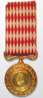 Europa / Europe, Monaco. Medal of Honor, 1. Klasse, Louis II, im Jahre 1894 errichtet, im Jahre 1925 geändert Brustabzeichen , 32 mm, GOLD, 11,5 g., O...