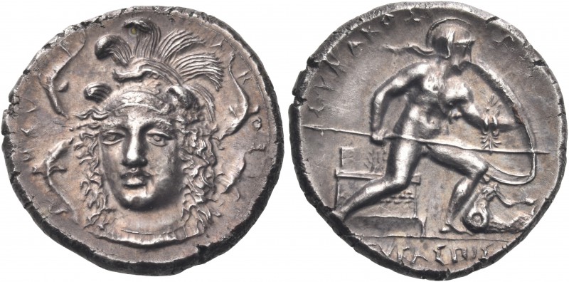 SICILY. Syracuse. Dionysios I, 405-367 BC. Drachm (Silver, 17.5 mm, 4.10 g, 5 h)...