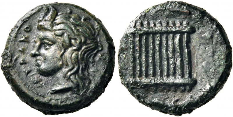 SICILY. Syracuse. Timoleon and the Third Democracy, 344-317 BC. Hemilitron (Bron...