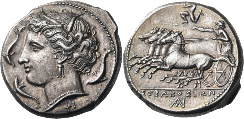 SICILY. Syracuse. Agathokles, 317-289 BC. Tetradrachm (Silver, 25 mm, 17.20 g, 7...