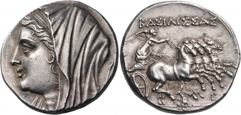 SICILY. Syracuse. Philistis, wife of Hieron II, 275-215 BC. 16 Litrai (Silver, 2...