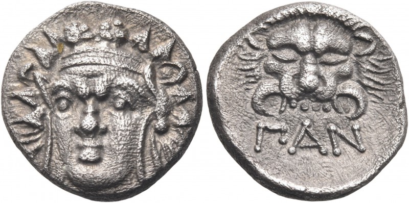 CIMMERIAN BOSPOROS. Pantikapaion. Circa 370-355 BC. Hemidrachm (Silver, 14.5 mm,...