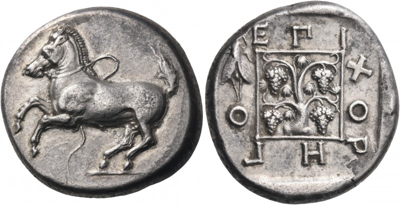 THRACE. Maroneia. Circa 386/5-348/7 BC. Stater (Silver, 23.5 mm, 10.91 g, 10 h),...