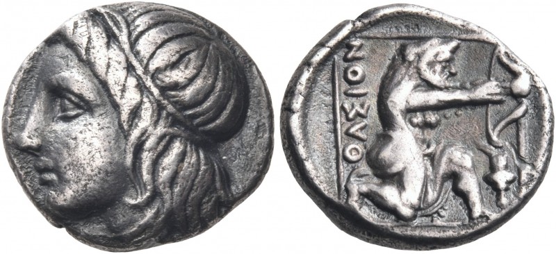 ISLANDS OFF THRACE, Thasos. Circa 356-345 BC. Hemidrachm (Silver, 11.5 mm, 1.82 ...