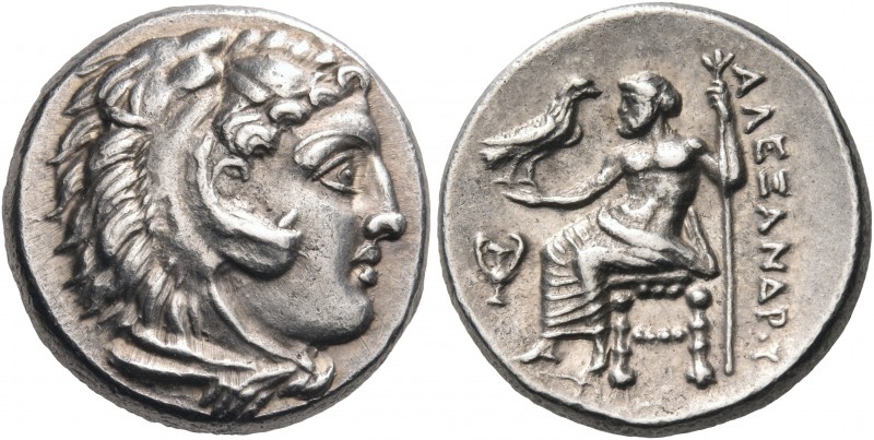 KINGS OF MACEDON. Alexander III ‘the Great’, 336-323 BC. Drachm (Silver, 15.5 mm...