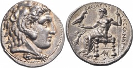 KINGS OF MACEDON. Alexander III ‘the Great’, 336-323 BC. Tetradrachm (Silver, 27 mm, 17.28 g, 2 h), struck under Philip III Arrhidaios, Tarsos, c. 323...