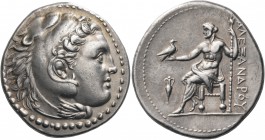 KINGS OF MACEDON. Alexander III ‘the Great’, 336-323 BC. Tetradrachm (Silver, 29 mm, 16.94 g, 11 h), uncertain Greek or Macedonian mint, c. 310-275. H...