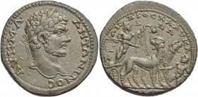 Caracalla, 198-217. (Bronze, 29 mm, 13.18 g, 6 h), Seleucia ad Calycadnum, struck after 212. AV K•M•A• ANTΩNINOC Laureate head of Caracalla to right. ...