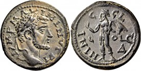 CILICIA. Ninica-Claudiopolis. Maximinus I Thrax, 235-238. Diassarion (Bronze, 25.5 mm, 10.13 g, 7 h). I-MP MAXIMINVS P I Laureate head of Maximinus to...