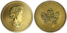 Canada, Élisabeth II (1952-2022), Monnaie Royale Canadienne, 50 dollars, 2021, AU 31,10 g. 999‰
Réf: KM# 1488
Conservation: PCGS MS64
