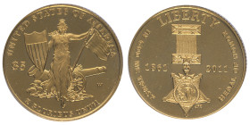 États-Unis d'Amerique, 5 Dollars Medaille d'Honneur, West Point, 2011, AU 8,36 g. 900‰
Ref: KM20/505
Conservation: Proof