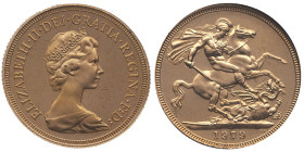Royaume-Uni, Elisabeth II, Souverain, 1979, AU 7,98 g. 917‰ en coffret
Réf: 	KM# 919
Conservation: Proof