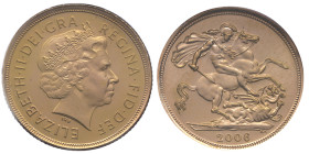 Royaume-Uni, Elizabeth II, Sovereign, 2006, AU 7,98 g. 917‰
Réf: KM# 1002
Conservation: Proof