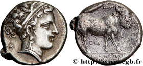 CAMPANIA - NEAPOLIS
Type : Nomos ou didrachme 
Date : c. 300-275-290 AC. 
Mint name / Town : Naples, Campanie 
Metal : silver 
Diameter : 18  mm
Orien...