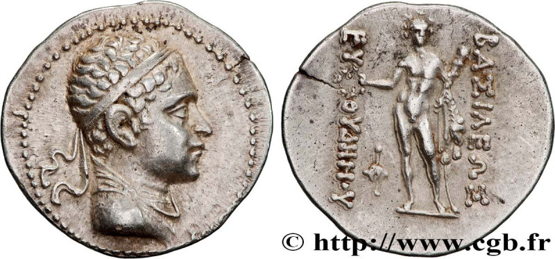 BACTRIA - BACTRIAN KINGDOM - EUTHYDEMUS II
Type : Drachme 
Date : c. 185-180 AC....
