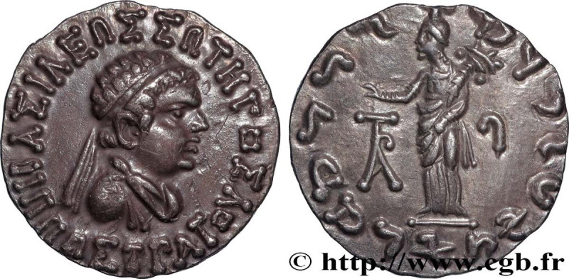 BACTRIA - BACTRIAN KINGDOM - HIPPOSTRATOS
Type : Tétradrachme 
Date : c. 80-60 A...
