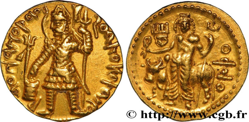 KUSHAN EMPIRE - VASU DEVA I
Type : Statère d'electrum 
Date : c. 200 
Mint name ...