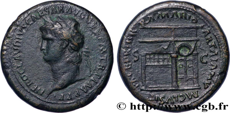 NERO
Type : Sesterce 
Date : 65 
Mint name / Town : Rome 
Metal : bronze 
Diamet...