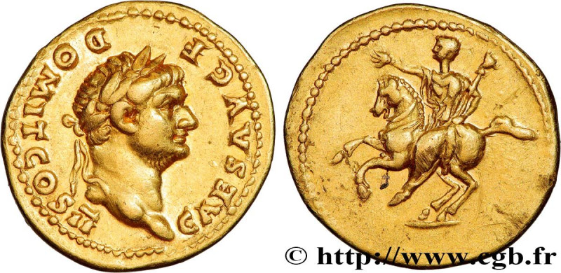 DOMITIANUS
Type : Aureus 
Date : 73 
Mint name / Town : Rome 
Metal : gold 
Diam...