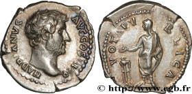 HADRIAN
Type : Denier 
Date : 137 
Mint name / Town : Rome 
Metal : silver 
Millesimal fineness : 900  ‰
Diameter : 18,5  mm
Orientation dies : 5  h.
...