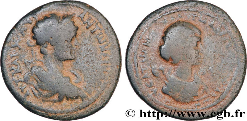 PLAUTILLA and CARACALLA
Type : Decassaria 
Date : an 265 
Mint name / Town : Mop...