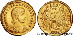 CONSTANTIUS GALLUS
Type : Solidus 
Date : 353-354 
Mint name / Town : Nicomédie 
Metal : gold 
Millesimal fineness : 1000  ‰
Diameter : 22  mm
Orienta...