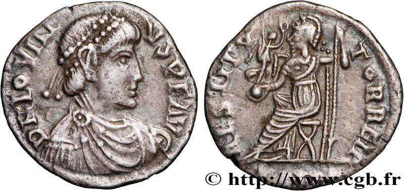 JOVINUS
Type : Silique 
Date : 411-413 
Mint name / Town : Arles 
Metal : silver...