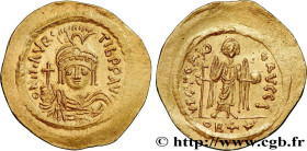 MAURICIUS TIBERIUS
Type : Solidus de 22 siliques 
Date : 582-602 
Mint name / Town : Constantinople 
Metal : gold 
Millesimal fineness : 1000  ‰
Diame...