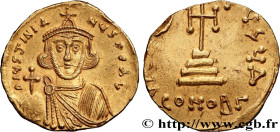 JUSTINIAN II
Type : Solidus 
Date : 687-692 
Mint name / Town : Constantinople 
Metal : gold 
Diameter : 19,5  mm
Orientation dies : 7  h.
Weight : 4,...