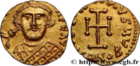 LEONTIUS
Type : Tremissis 
Date : c. 695-698 
Mint name / Town : Ravenne 
Metal : gold 
Millesimal fineness : 1000  ‰
Diameter : 13,5  mm
Orientation ...
